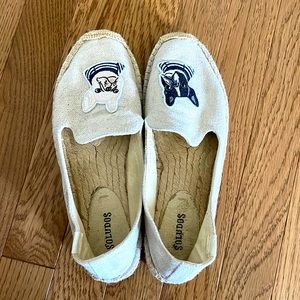 Soludos French Bulldog Espadrilles